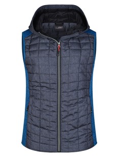J-JN767-Ladies Knitted Hybrid Vest 2